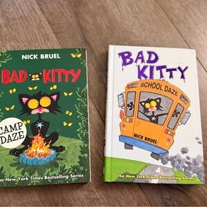 Bad Kitty Book Set - Green and White Covers